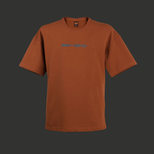 Koszulka oversize Irony-Master unisex – pełna ironii, bawełna premium